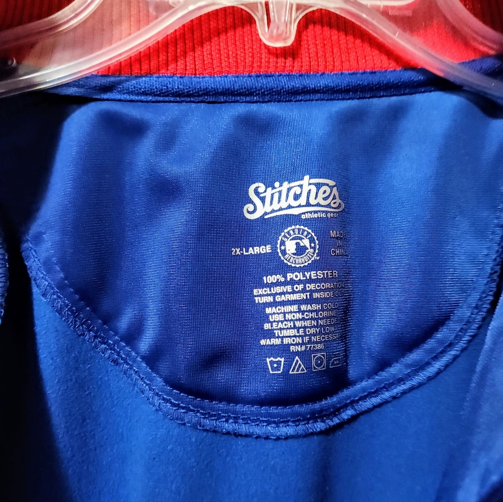 Texas Ranger By Stitches Athletic Gear Jacket - Picture 3 of 7